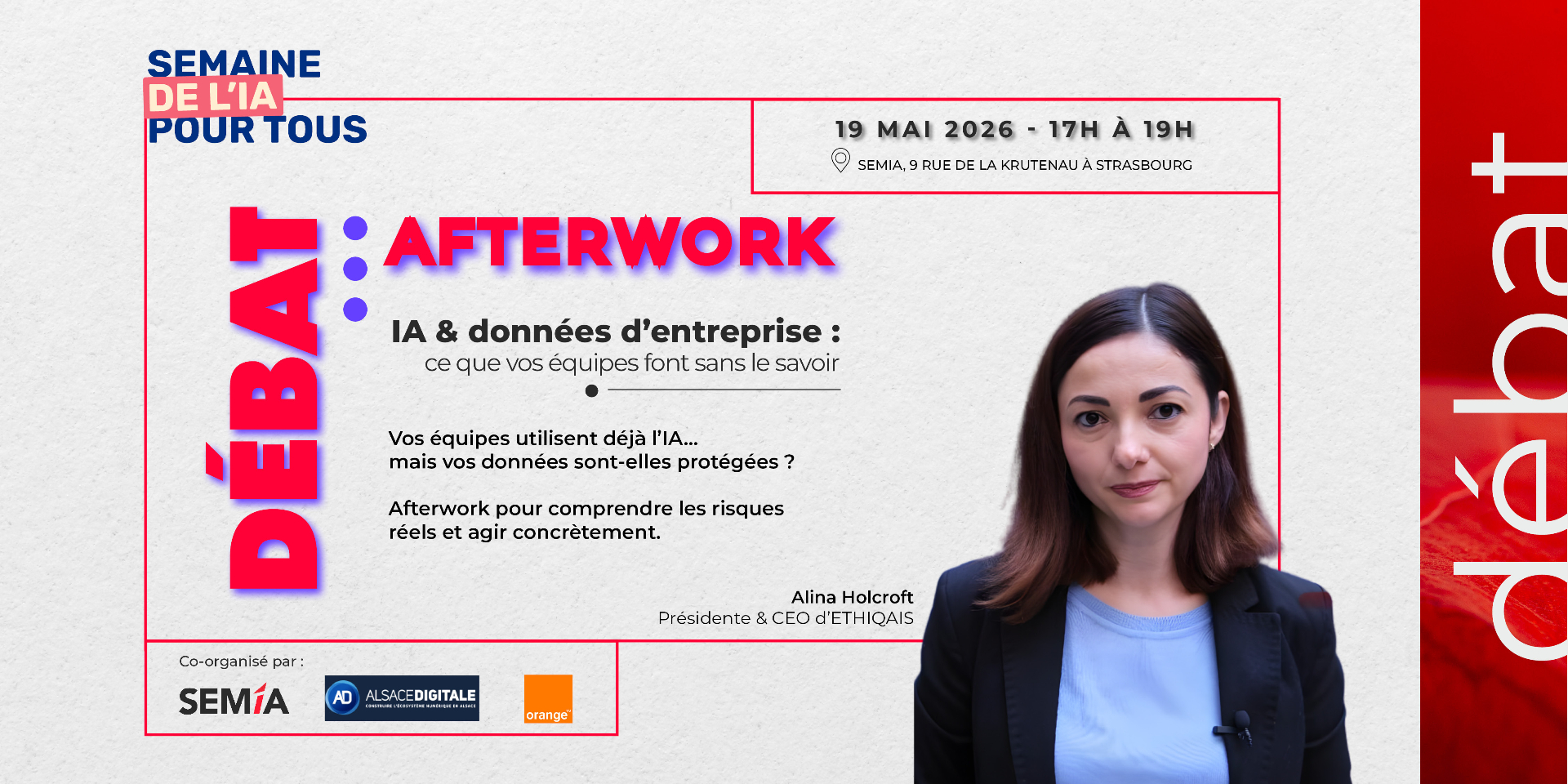 Afterwork débat — IA & données d'entreprise : ce que vos équipes font sans le savoir